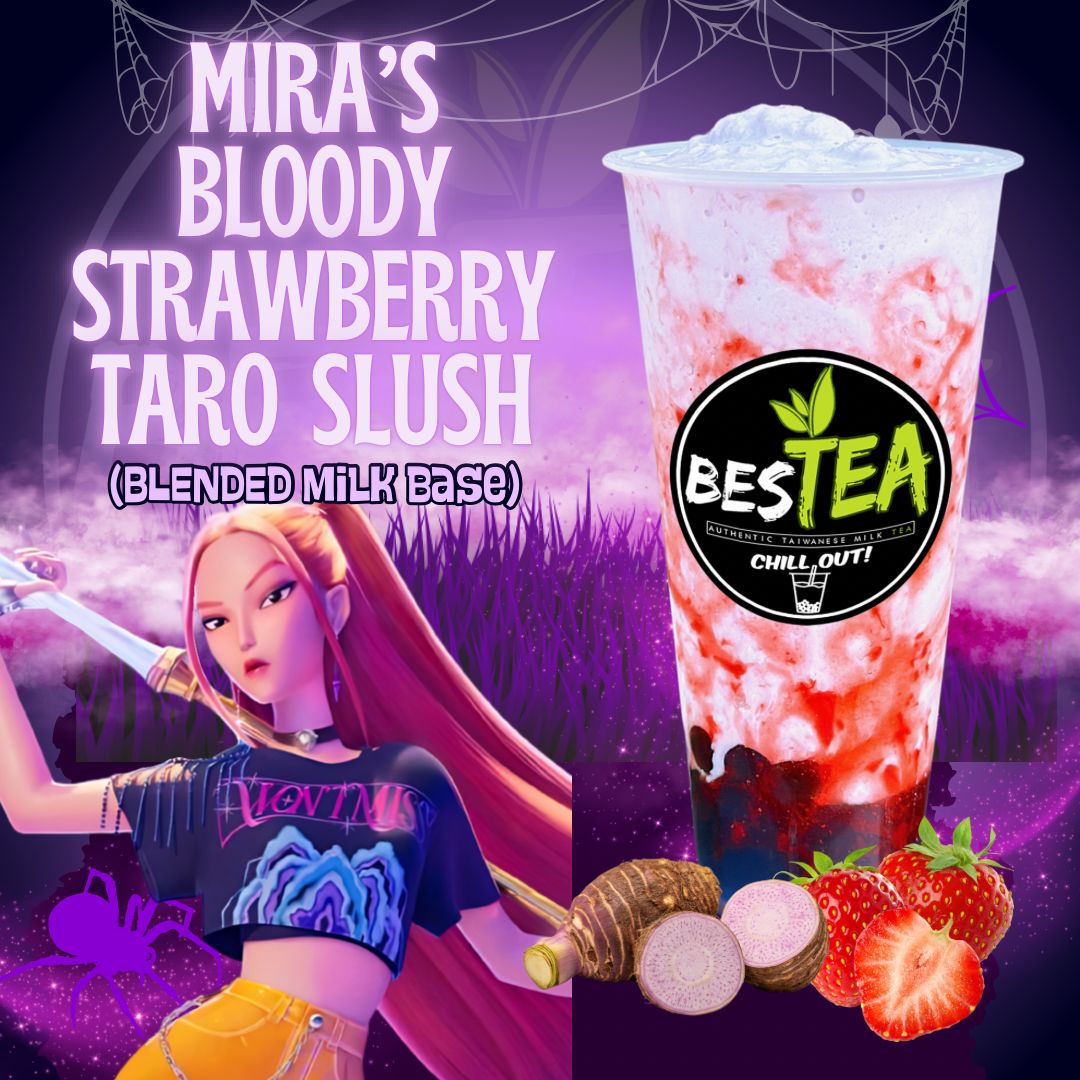 Mira&#39;s Bloody Strawberry Taro Slush(Jumbo)