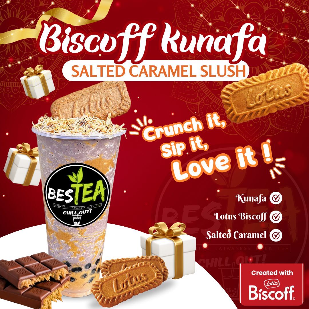 Biscoff Kunafa Salted Caramel Slush (Jumbo)