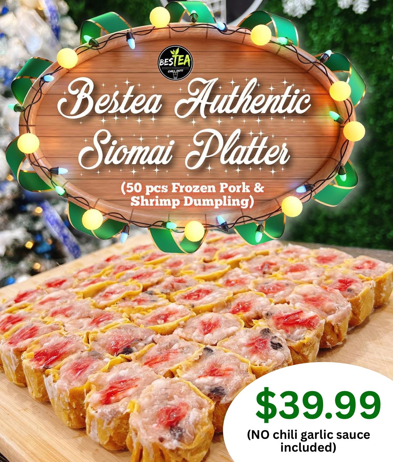 Frozen Siomai Platter