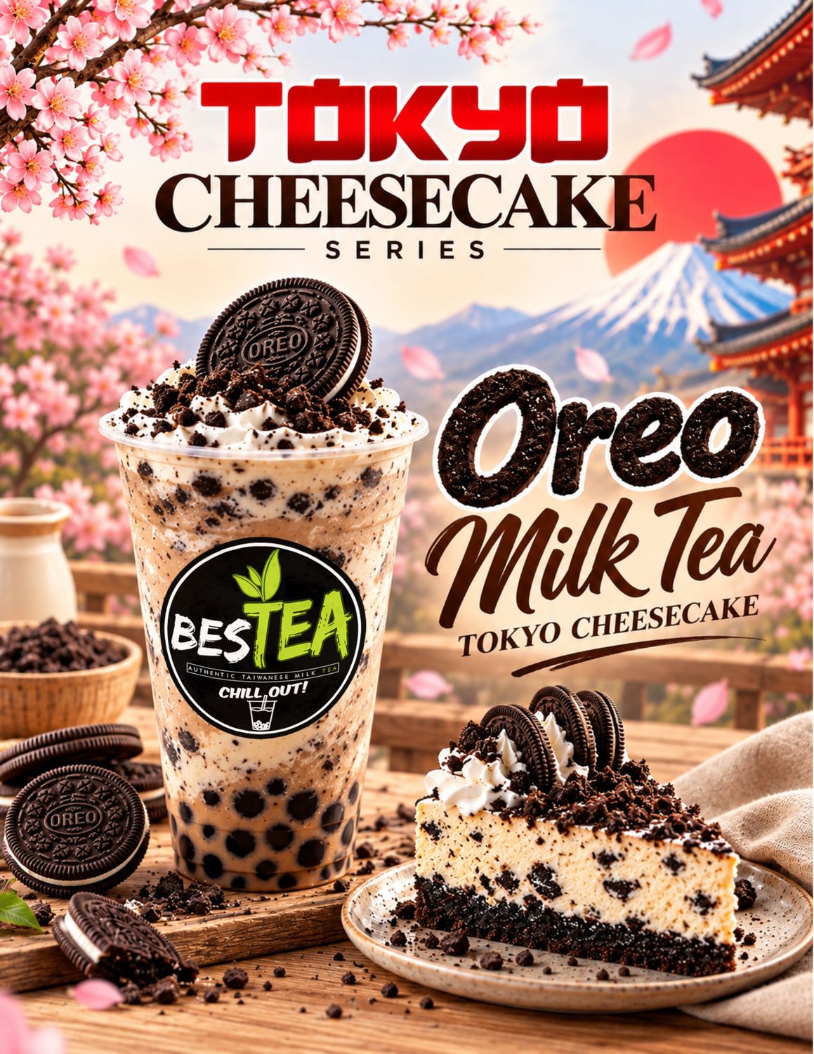 Oreo Tokyo Cheesecake (Regular)