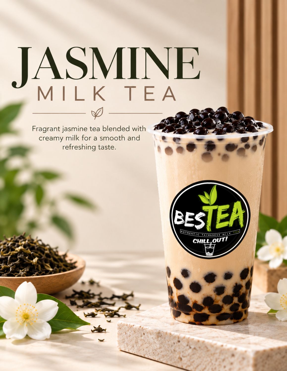 Jasmine Milk Tea (Regular)