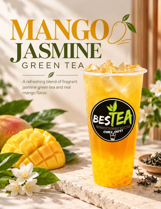 Mango Jasmine Green Tea (Regular)