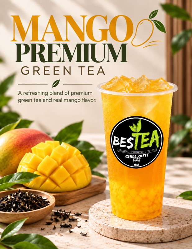 Mango Premium Green Tea (Regular)
