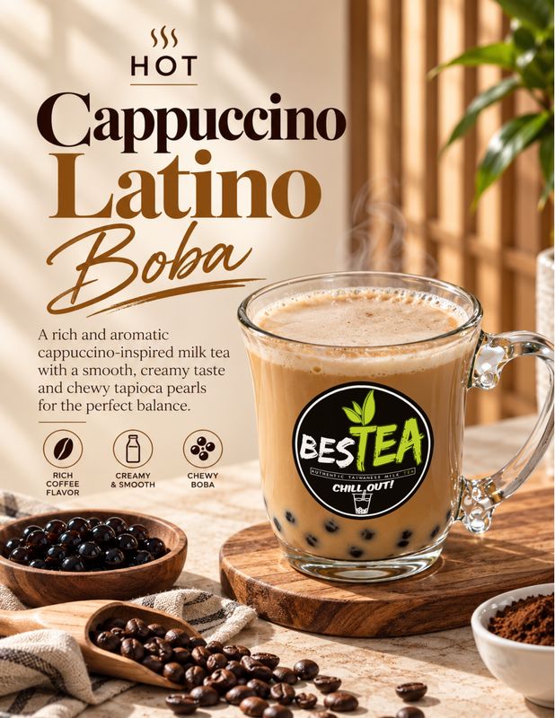 {HOT!} Cappuccino Boba (Jumbo)