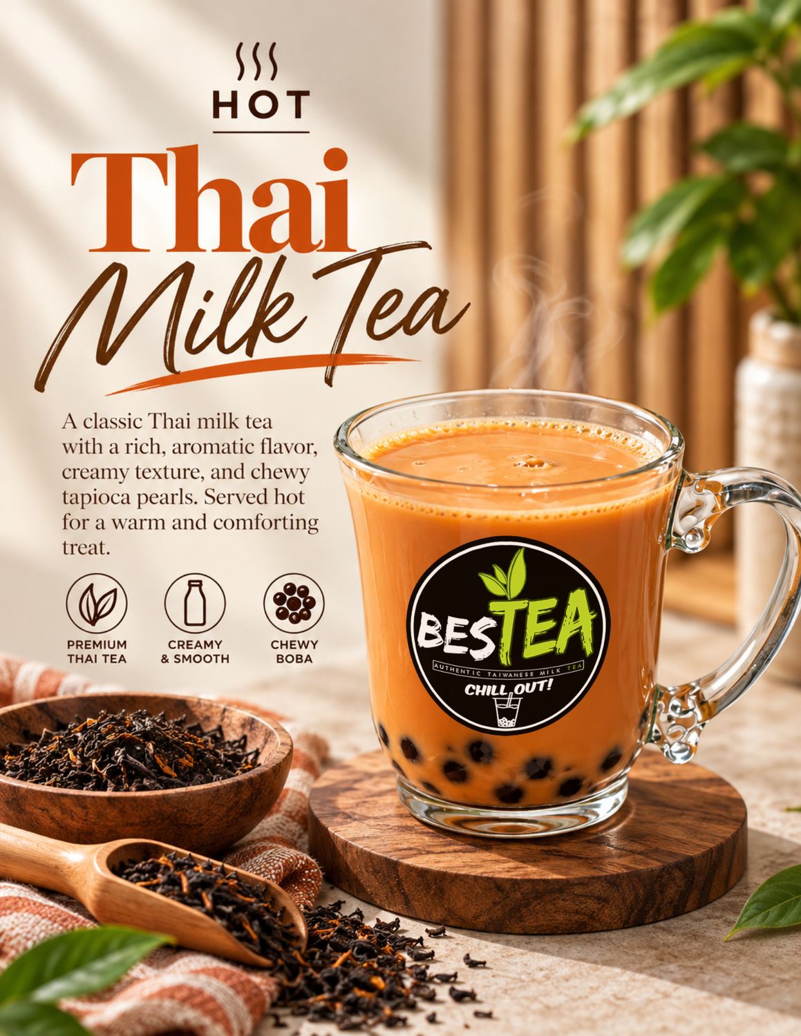 {HOT!} Thai Milk Tea (Jumbo)
