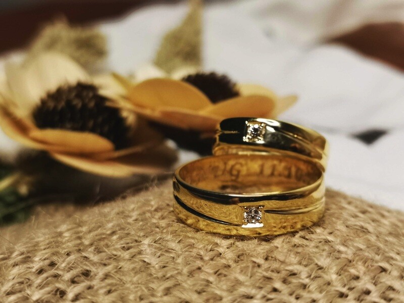 Wedding Rings with Diamonds (Milan)