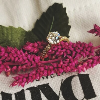 Diamond Engagement Ring (Amor)