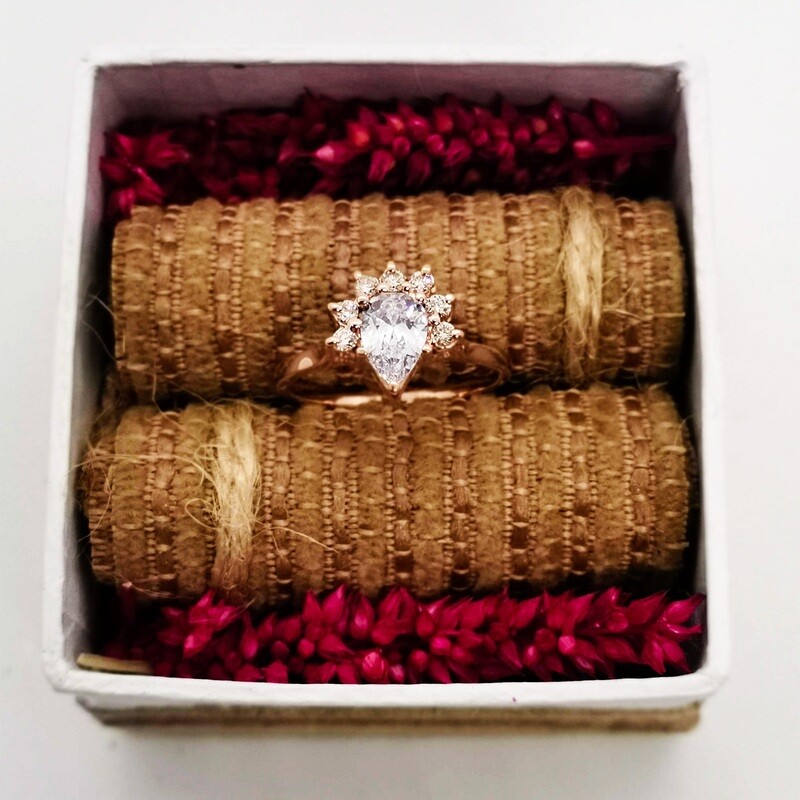Pear Cut Diamond Engagement Ring (Atarah)