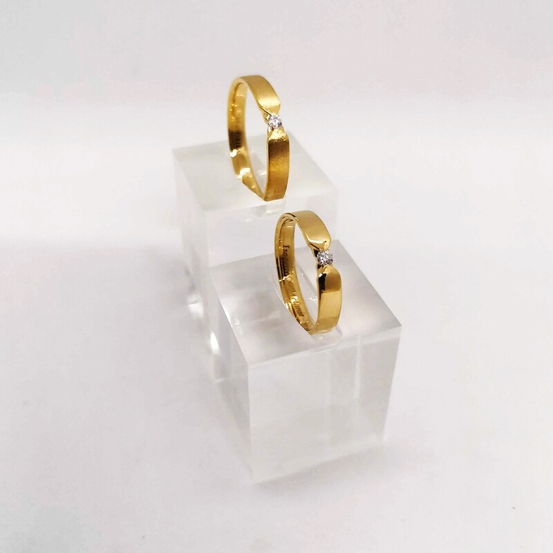 2-Stone Wedding Rings (Gunita)