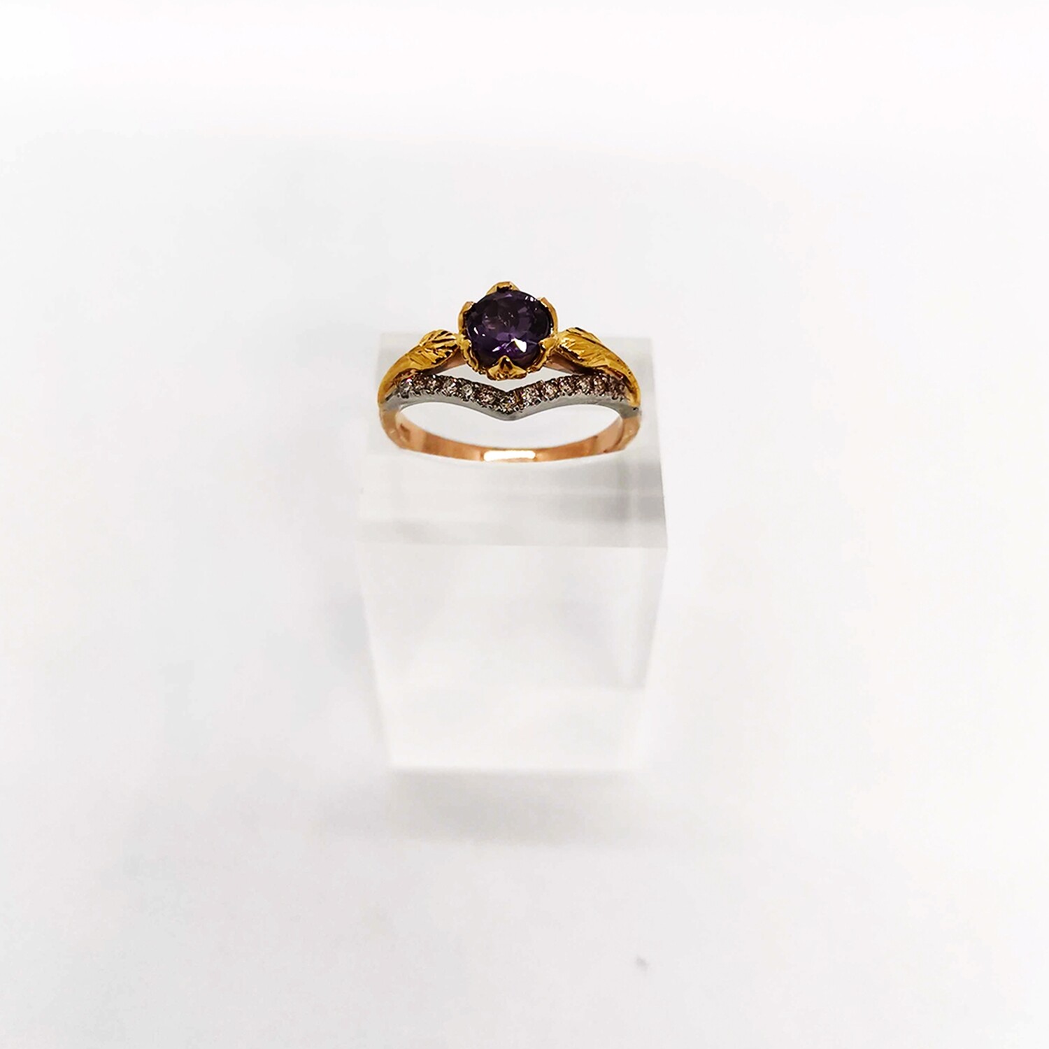 Nature-Inspired Engagement Ring (Aranyani)