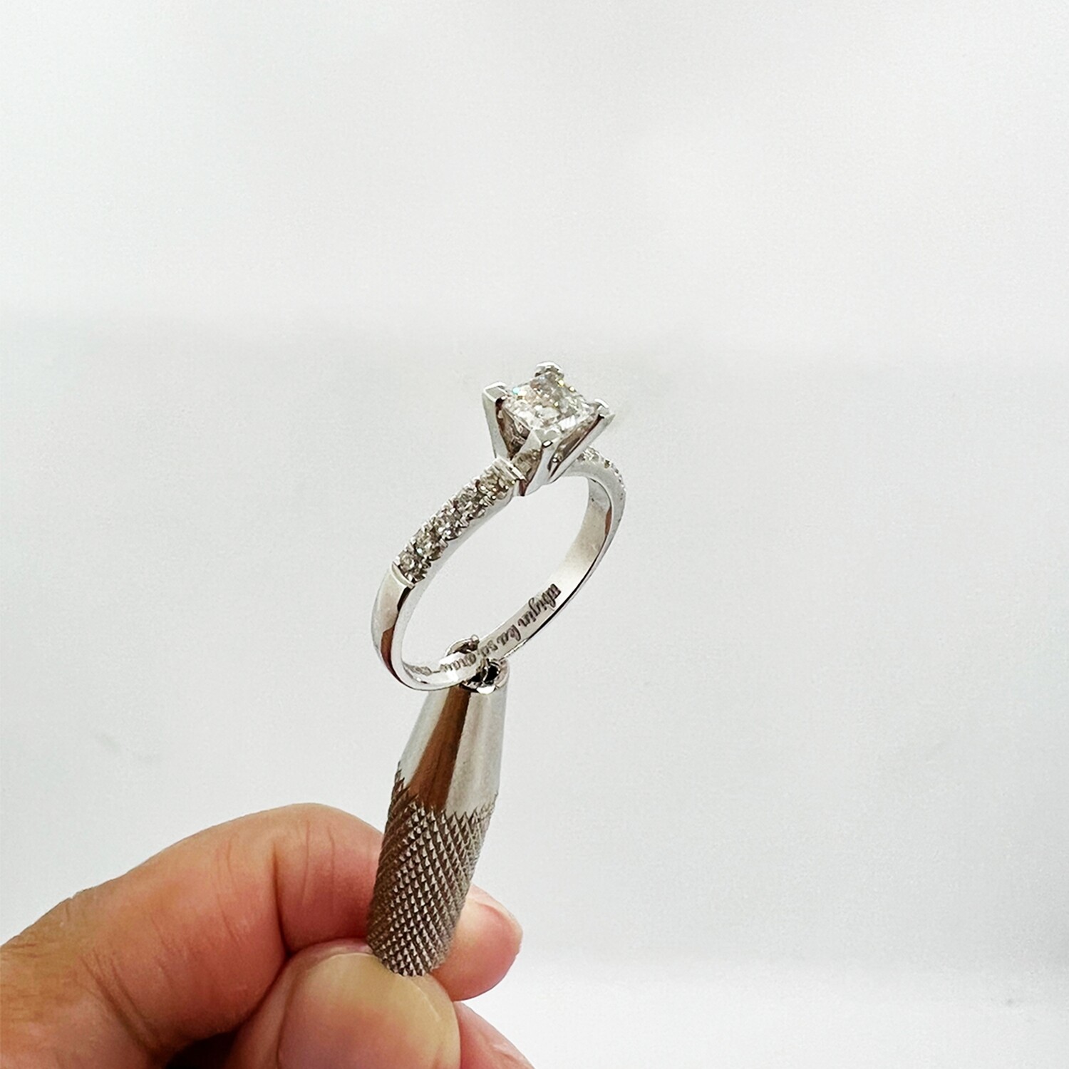 Princess Cut Diamond Engagement Ring (Isabella)