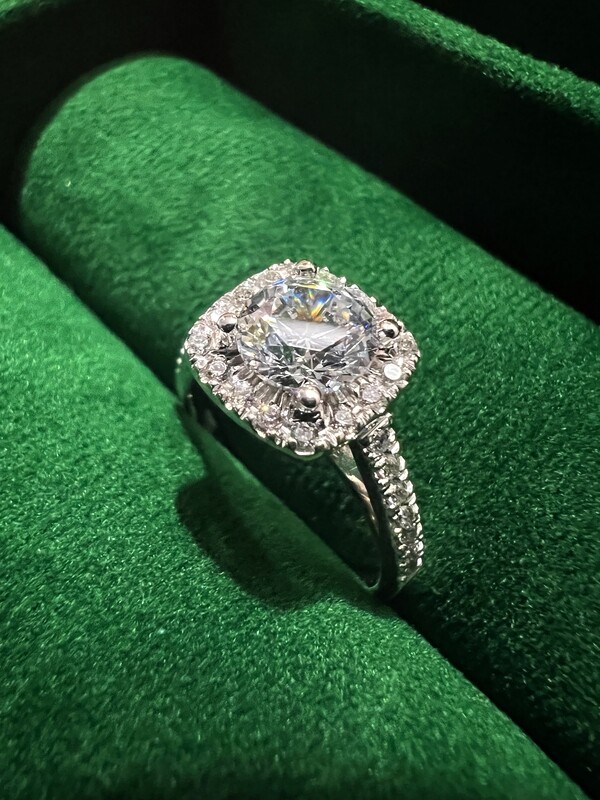 Halo Engagement Ring (Vera)