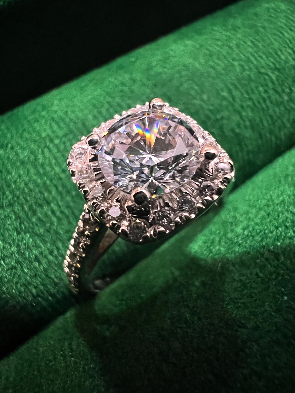 Halo Engagement Ring (Vera)