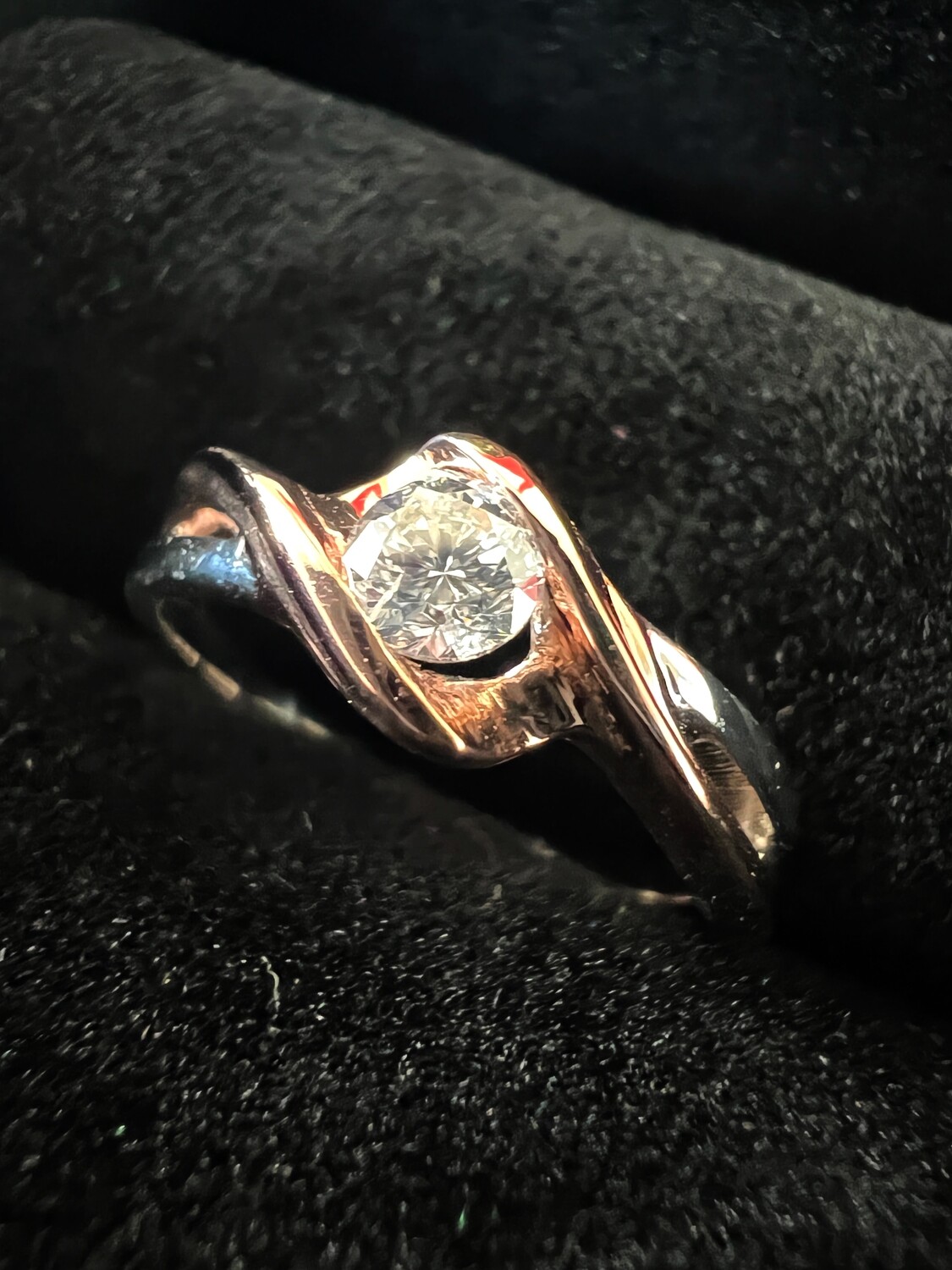Diamond Infinity Inspired Engagement Ring (Vivien)