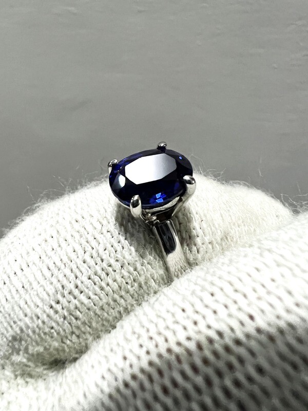 Blue Sapphire Engagement Ring (Sunila)
