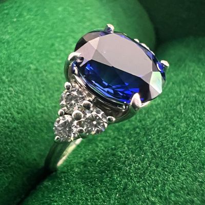 Blue Sapphire Gemstone Ring (Sapiro)