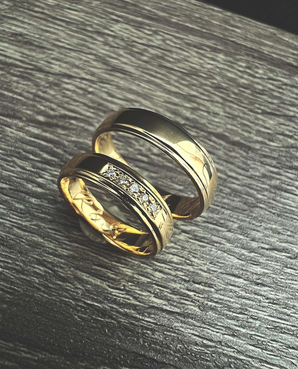 Couple Rings with Diamonds (Ether)