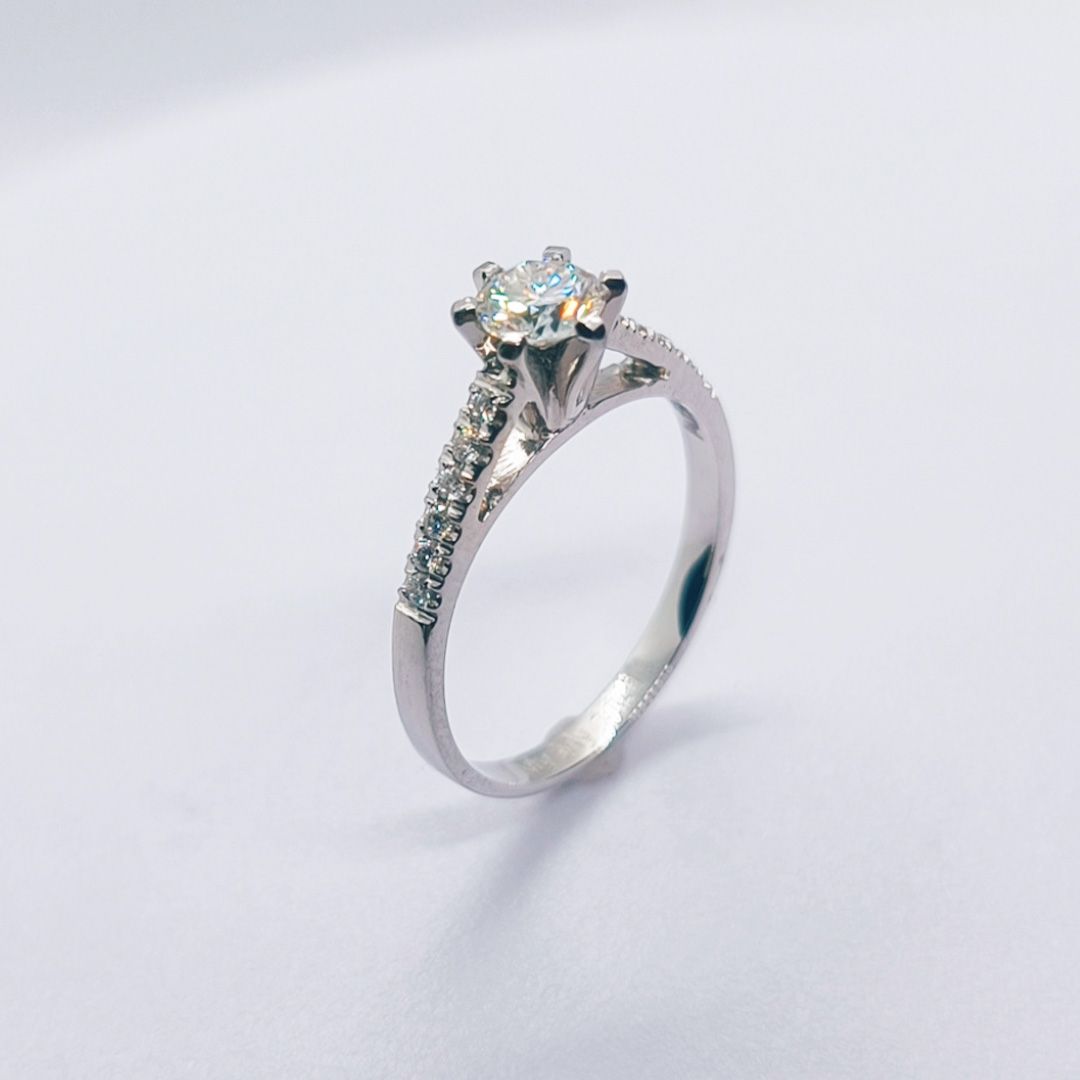 Cathedral Style Engagement Ring (Diwa) Cathedral Style Engagement Ring (Diwa)