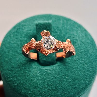 Twigs-Inspired Engagement Ring (Danya)