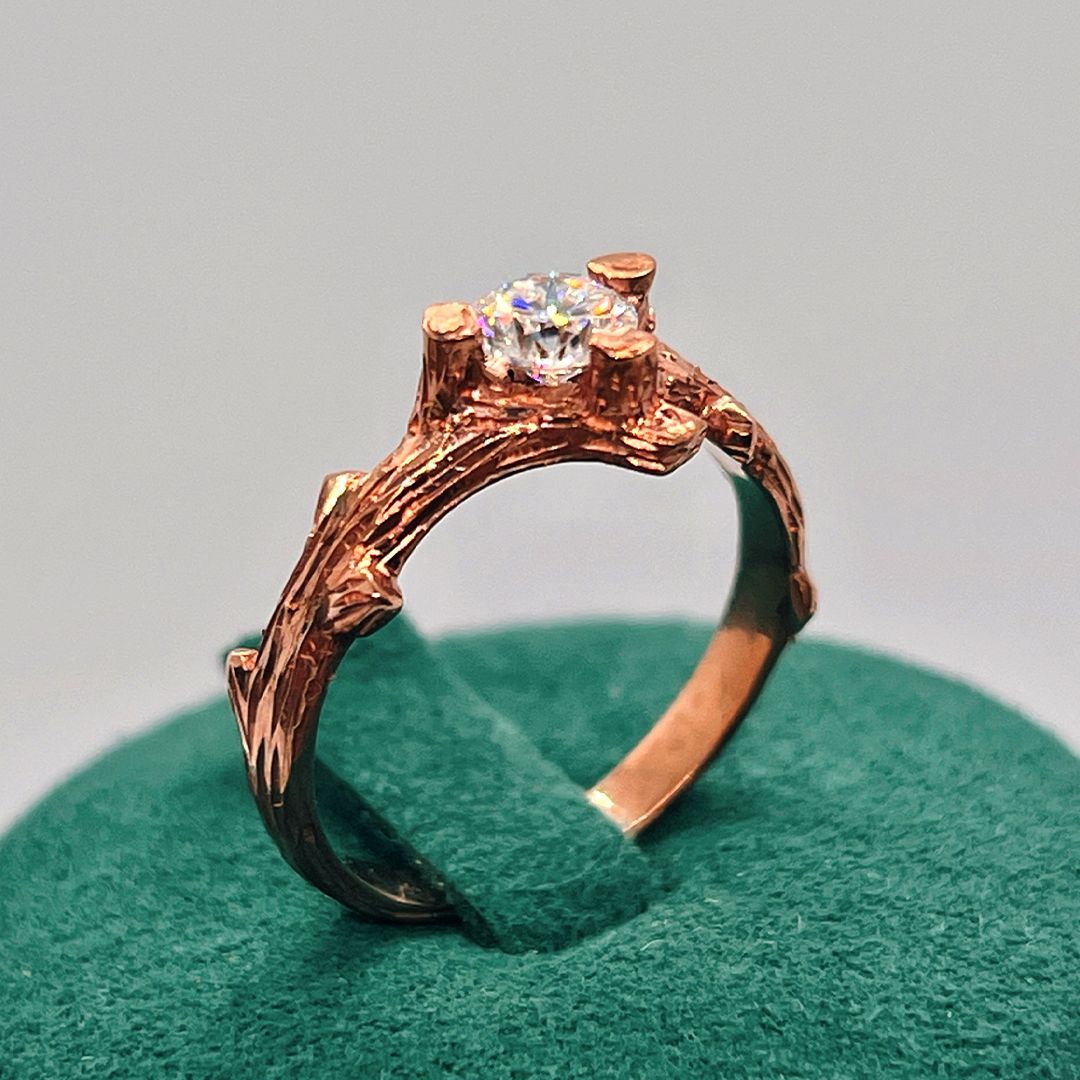 Twigs-Inspired Engagement Ring (Danya) Twigs-Inspired Engagement Ring (Danya)