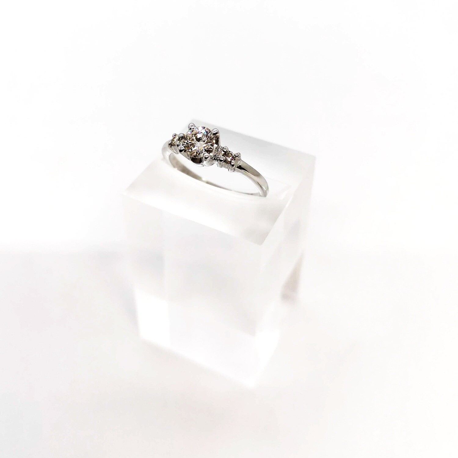 Minimalist Engagement Ring (Lena) Minimalist Engagement Ring (Lena)