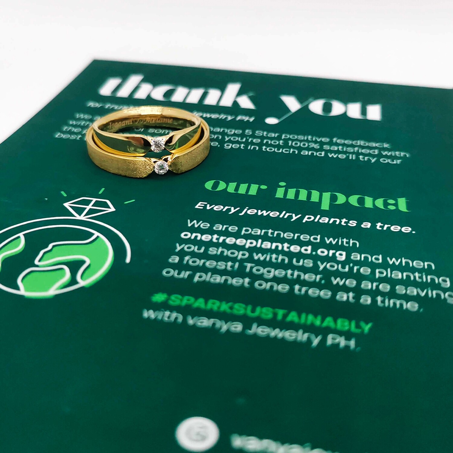 2-Stone Wedding Rings (Gunita)