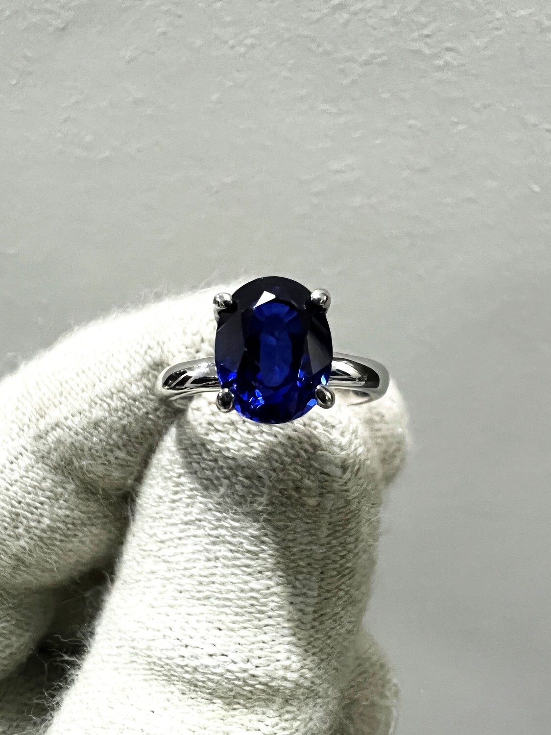 Blue Sapphire Engagement Ring (Sunila)