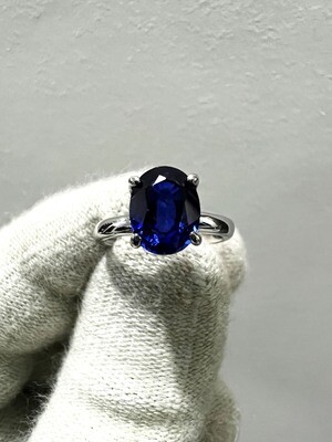 Blue Sapphire Engagement Ring (Sunila)