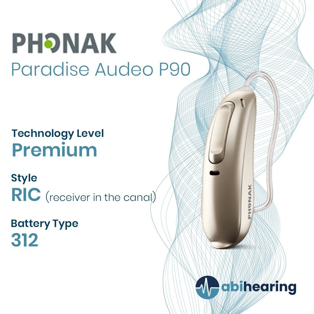 Phonak Paradise Audeo P 90 312 RIC Hearing Aid