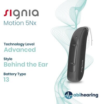 Signia Motion 13 5Nx 13 BTE Hearing Aid