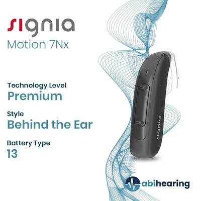 Signia Motion 13 7Nx 13 BTE Hearing Aid