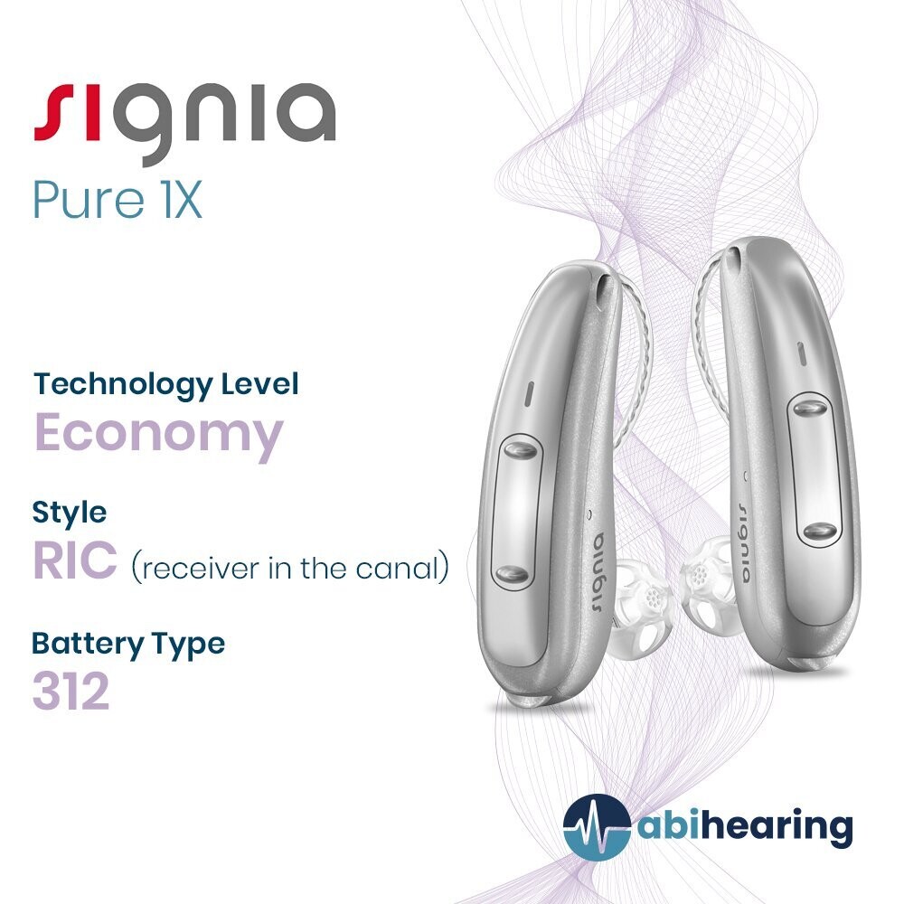 Signia Pure 1X 312 RIC Hearing Aid