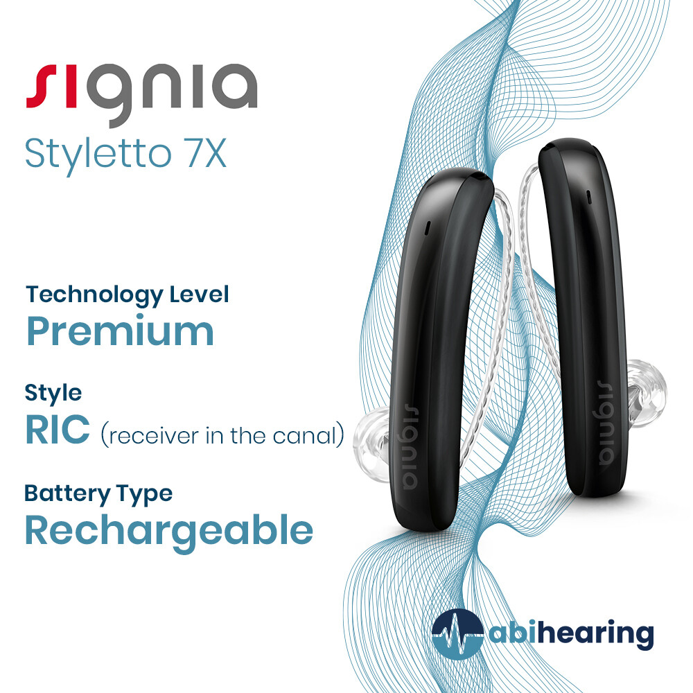 Signia Styletto 7X Rechargable RIC Hearing Aid