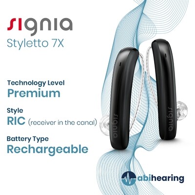 Signia Styletto 7X Rechargable RIC Hearing Aid