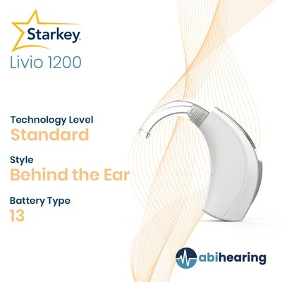 Starkey Livio 1200 13 BTE Hearing Aid