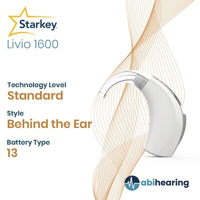 Starkey Livio 1600 13 BTE Hearing Aid