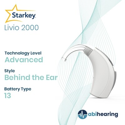 Starkey Livio 2000 13 BTE Hearing Aid