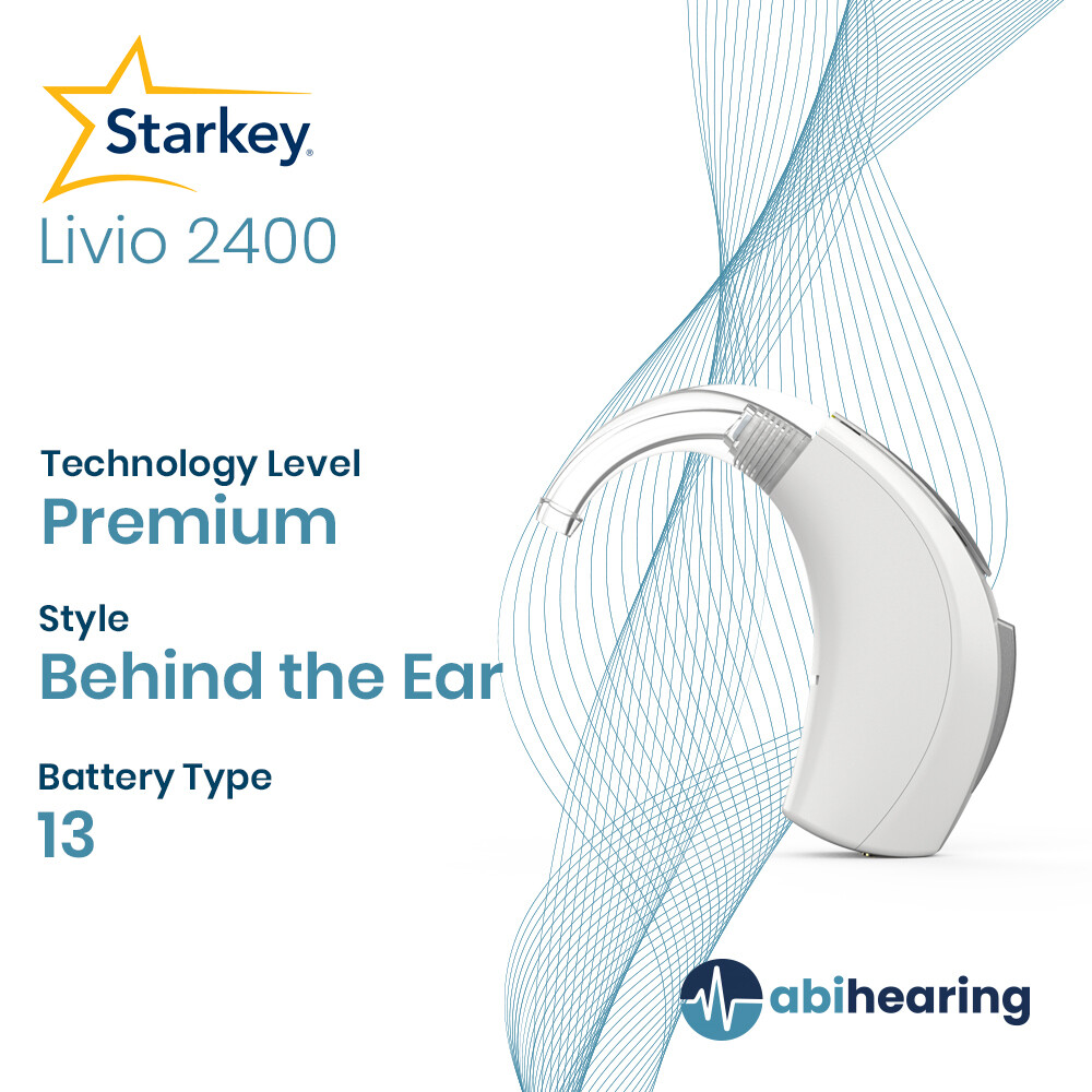 Starkey Livio 2400 13 BTE Hearing Aid
