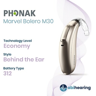 Phonak Marvel Bolero M 30 312 BTE Hearing Aid