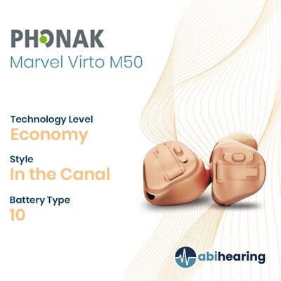 Phonak Marvel Virto M 50 10 IC Hearing Aid
