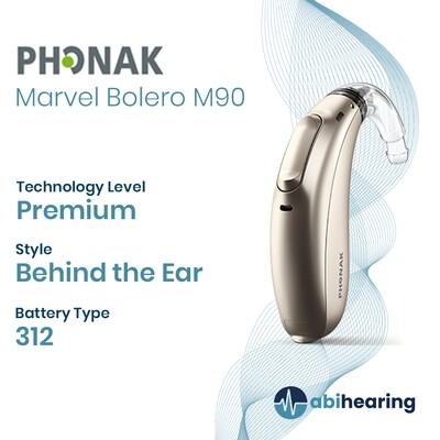 Phonak Marvel Bolero M 90 312 BTE Hearing Aid