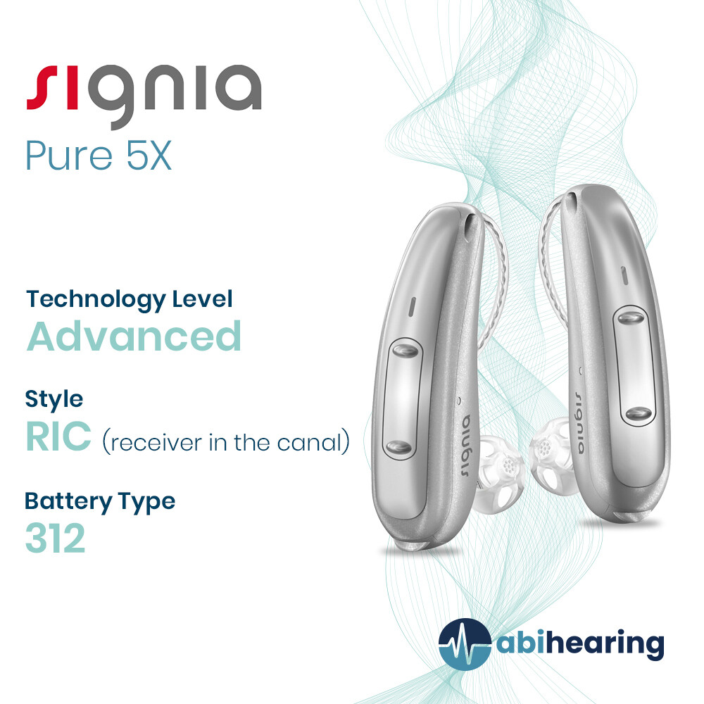 Signia Pure 5X 312 RIC Hearing Aid