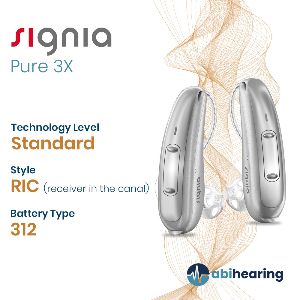 Signia Pure 3X 312 RIC Hearing Aid