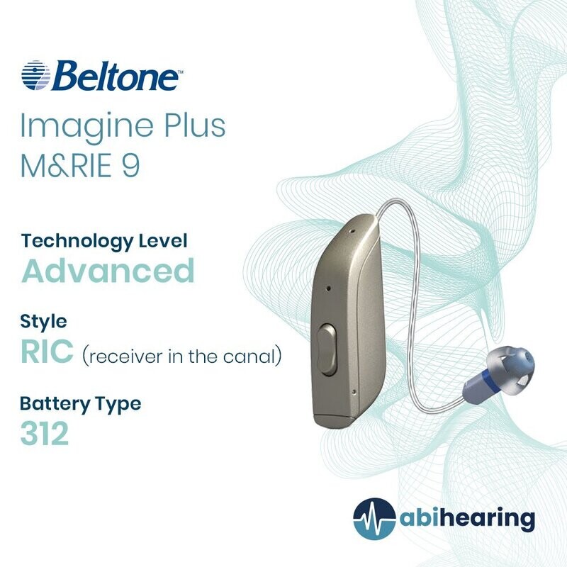 Beltone Imagine Plus M&RIE 9 312 RIC