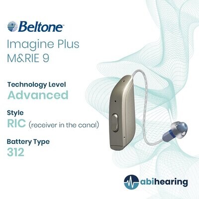 Beltone Imagine Plus M&RIE 9 312 RIC