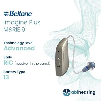 Beltone Imagine Plus M&RIE 9 13 RIC