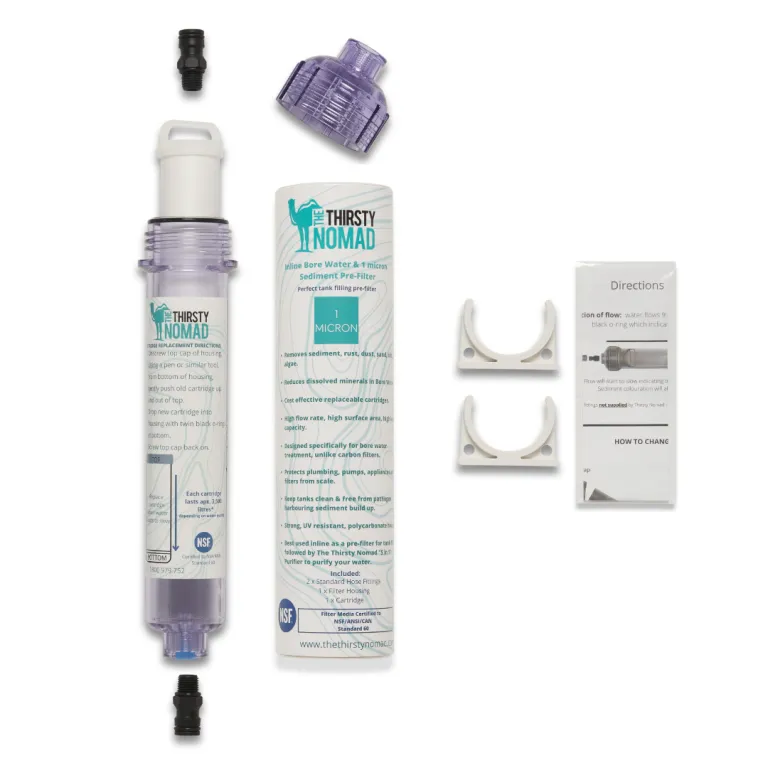Bore Water & 1 micron Sediment Pre-Filter