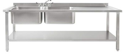 1800mm Large Double Sinks €999.17 Excl. VAT