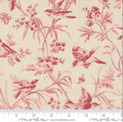 French General Antoinette Pearl Faded Red 13950 11