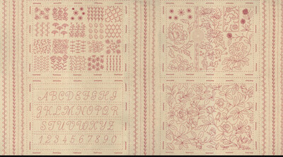 French General Broderick Embroidery Red